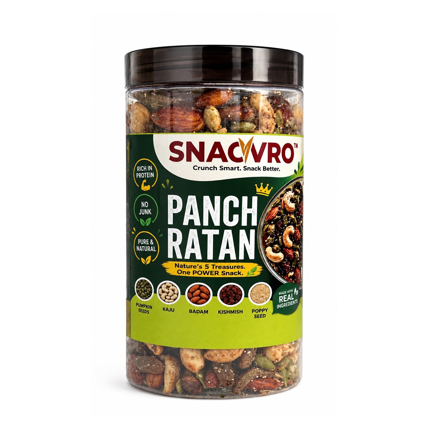 SNACVRO Panch Ratan jar